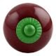 Cherry Solid Round Green Fitting Ceramic Knob
